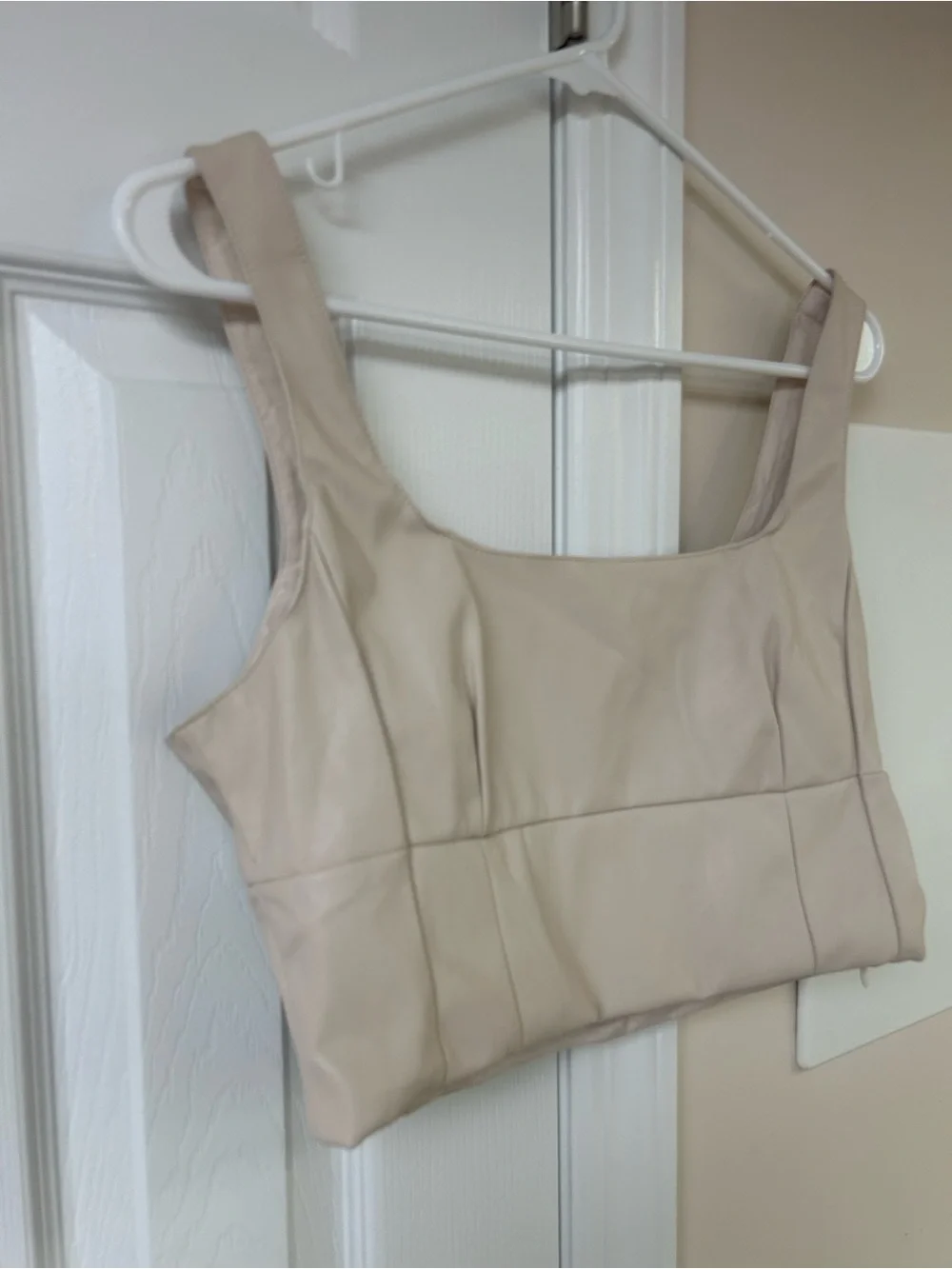 NWT Altar'd State faux leather crop top